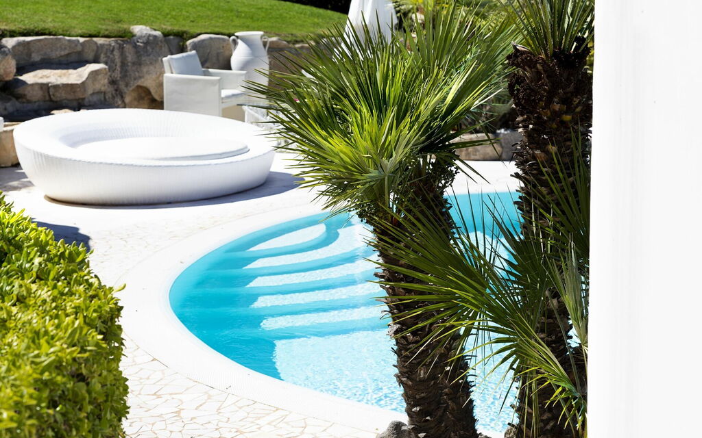 Villa Eros: Amenities, Balcony / Terrace / Patio, Building Exterior, Garden, Other Room, Outdoor, Pool, Spring, Summer