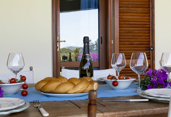Villa Magno: Attività, Balcone / Terrazza / Patio, Benessere, Caratteristiche, Estate, Esterni, Piscina, Primavera, Servizi