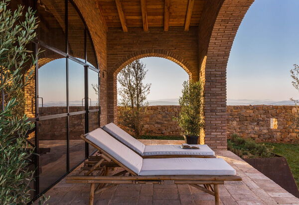 Villa Monte Argentario: Attività, Balcone / Terrazza / Patio, Benessere, Caratteristiche, Estate, Esterni, Giardino, Piscina, Primavera, Servizi, Vista Panoramica