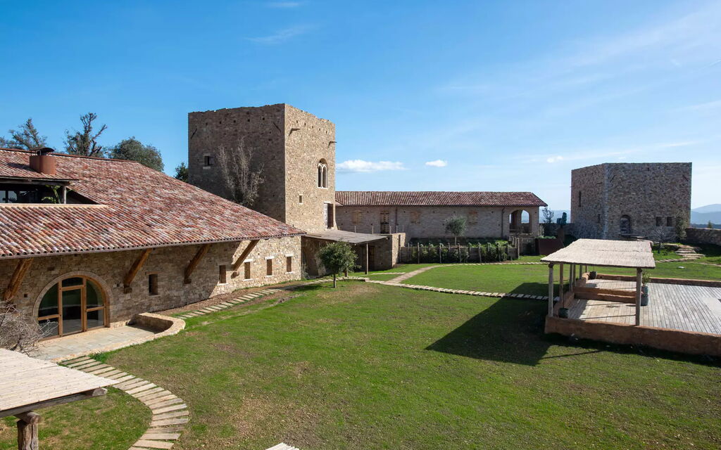 Villa Monte Argentario: Attività, Balcone / Terrazza / Patio, Benessere, Caratteristiche, Estate, Esterni, Giardino, Piscina, Primavera, Servizi, Vista Panoramica